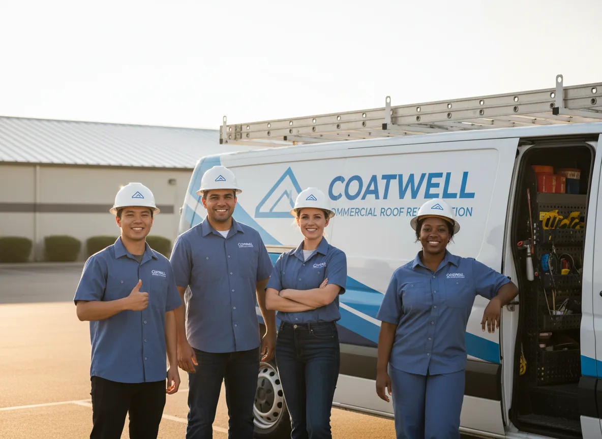Commercial roof coating company in Thayer, KS